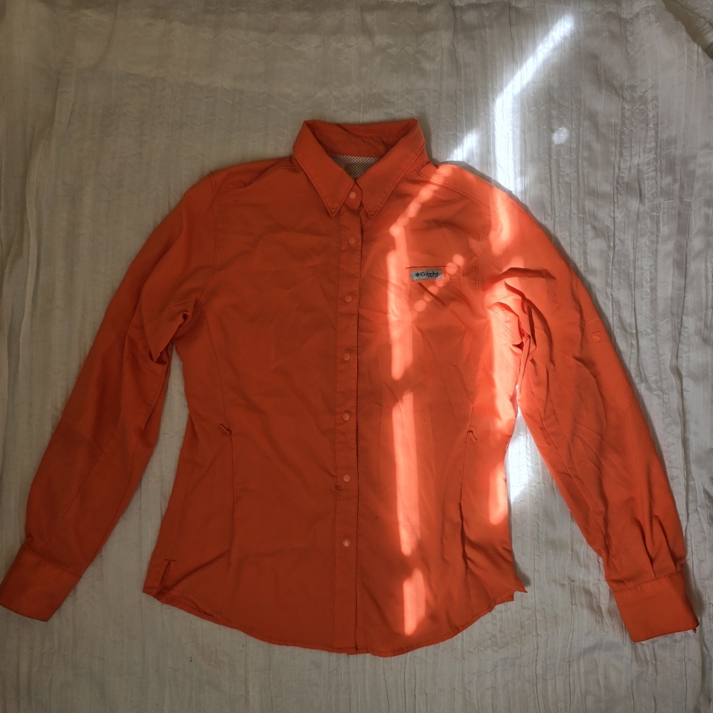 Columbia PFG Women's Orange Shirt
